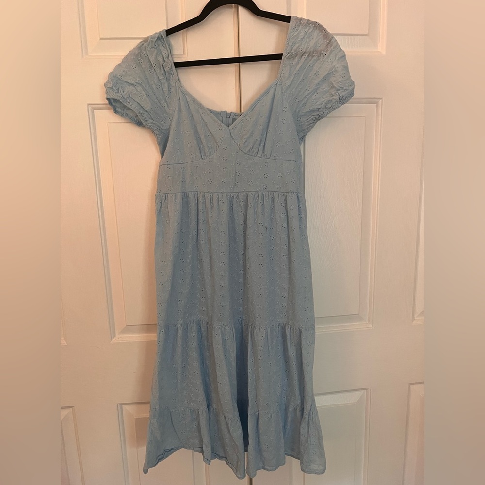 Shein Blue Midi Dress Size Large